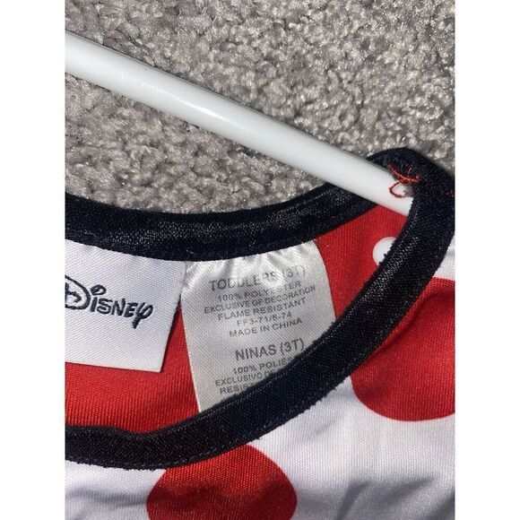 Girl’s Disney Store Minnie Mouse Nightgown 3T Polka Dot - Picture 3 of 4